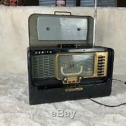 Vintage Zenith Transoceanic Radio-1951-model H500 It Works