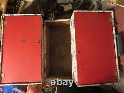 Vintage Zenith Tube Radio Carrying Case Repair Service Tool Box Bicentennial