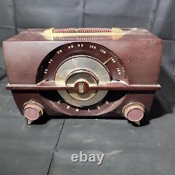 Vintage Zenith Tube Radio J615 Broadcast Band Radio & Phono 6 Tube Circa 1958