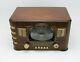 Vintage Zenith Tube Radio Model 78529 Three Band Automatic Tuning Wood Cabinet