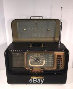 Vintage Zenith Wave Magnet H500 Transoceanic Radio