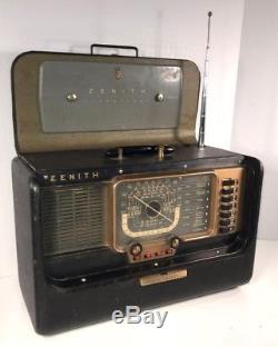 Vintage Zenith Wave Magnet H500 Transoceanic Radio