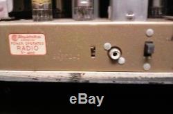 Vintage Zenith Wave Magnet Trans-Oceanic Short Wave Radio B600 Working