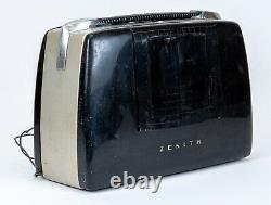 Vintage Zenith Wavemagnet 6g801y Tube Radio With Front Doors