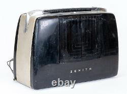 Vintage Zenith Wavemagnet 6g801y Tube Radio With Front Doors