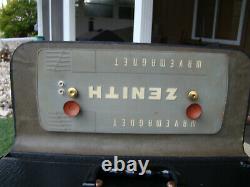Vintage Zenith Wavemagnet Trans Oceanic Shortwave Radio NICE CONDITION WORKS