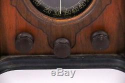 Vintage Zenith Wood Radio Model 4-v-31 Tombstone Table Top Tube 4v31