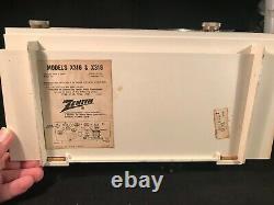 Vintage Zenith X318M AM/FM Tube Table Radio Works Great WITH ORIGINAL BOX