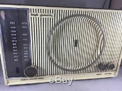 Vintage Zenith X337 Table Top Tube Radio AM FM High Fidelity Working