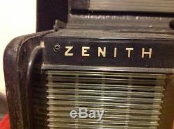 Vintage Zenith Y600 Trans Oceanic Wave Magnet Radio Black Box Case Chassis 6T40Z