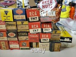 Vintage lot Radio TV tubes NOS RCA Zenith Westinghouse Radio Shack