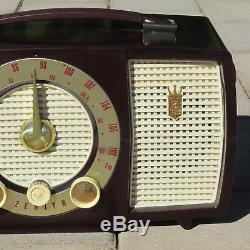 Vtg. 1956 Zenith Model Y724 Bakelite Tube Radio S-40174, WORKS & SOUNDS GREAT