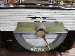 Vtg 50s Zenith Cobra Matic Bakelite AM Radio Phonograph Record Player