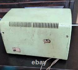 Vtg Zenith C725 AM FM Tube Table Radio Phono 1959 Green Works