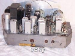 Vtg Zenith amplifier and am/fm radio 6V6 1951 console 24h20 wadsworth tuner amp
