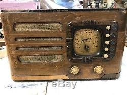 Working 1938 Zenith Antique Tube Radio
