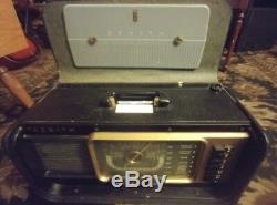 ZENITH 1951 MULTIBAND TRANSOCEANIC (HAM) RADIO H-500 w WAVEMAGNET