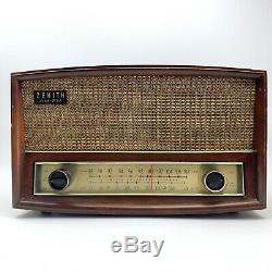 ZENITH G730 Vintage 1961 35 Watt AM/FM Tube Radio TESTED & WORKING Sounds Great