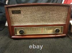 ZENITH G730 Vintage 35 Watt AM/FM Tube Radio TESTED & WORKING Sounds Great
