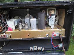 ZENITH TRANS-OCEANIC H500 tube radio BC & 6 SW bands ac/12v 483156 ORIGINAL 1948