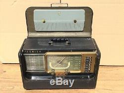 ZENITH Trans-Oceanic Clipper Short Wave Radio Model H5000 Untested
