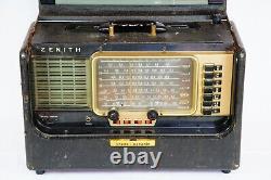 ZENITH Trans-Oceanic Wave Magnet Radio Model B600 With 6A40 Chassis Restore/Part