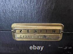 ZENITH Trans-Oceanic Wave Magnet Radio Model B600 With 6A40 Chassis WORKS