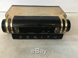 ZENITH Tube Portable Radio original ca-1953 K-410 Unconfirmed Working 1950s 50s