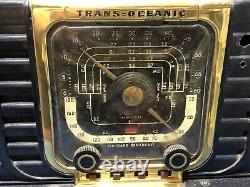 ZENITH Vintage TRANS-OCEANIC Black RADIO As Found ORIGINAL Non Working CONDITION