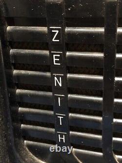 ZENITH Vintage TRANS-OCEANIC Black RADIO As Found ORIGINAL Non Working CONDITION