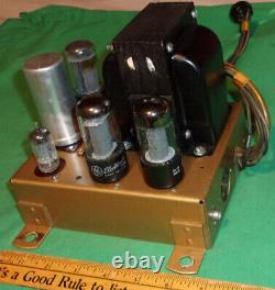 Zenith 12H092 Amplifier Supply (2) 6V6GT Clean! Works! (1946) with Tubes