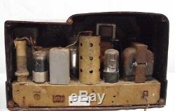Zenith 1939 Art Deco Model 5-r-312 Brown Bakelite Tude Radio