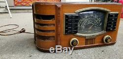 Zenith 1941 Tube Radio Chassis Model 7S633 AM and Shortwave