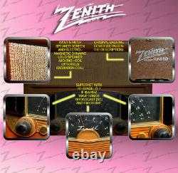 Zenith 1946 8h032 Chassis-8c20 Tabletop / Wood Cabinet Radio