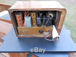 Zenith 5S319 Racetrack Dial Deco 1930's Wood Radio