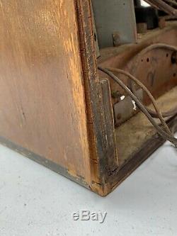 Zenith 5-R-135 Tombstone Tabletop Antique Radio 1937 PARTS/REPAIR 16.5H X 12 W