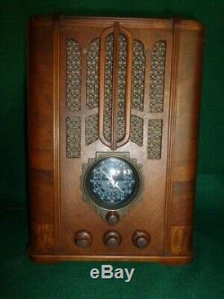 Zenith 5-s-29 Black Dial Radio Restored