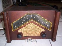 Zenith 6D029 Boomerang Antique Radio Works Great