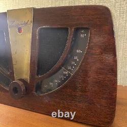 Zenith 6D030-Z Eames Wood Tube Radio AM Vintage 1940's RARE Works