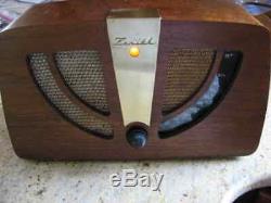 Zenith 6D030 tube radio restored and playing great