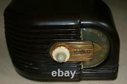 Zenith 6D311 Bakelite Classic Tabletop AM Radio 1939 for Restoration