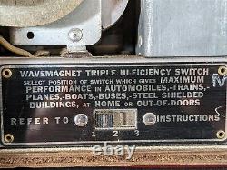 Zenith 6G601M Wavemagnet AM 6 Tube 1942 Portable Radio Parts/Repair