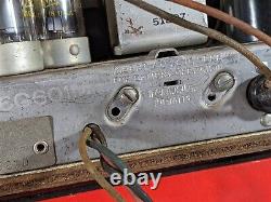 Zenith 6G601M Wavemagnet AM 6 Tube 1942 Portable Radio Parts/Repair