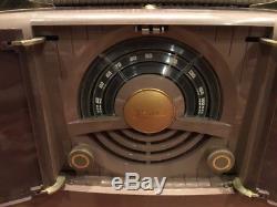 Zenith 6G801 Pop-Open (1948) Radio Works And Sounds Great Very Rare! Portable