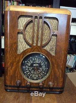 Zenith 6-S-229 6S229 Tombstone Radio 1937 long distance