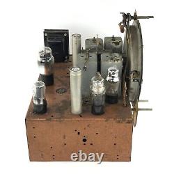 Zenith 6-S-254 Console Tube Radio Chassis Assembly with Dial Glass, Pointer, Bolts