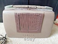 Zenith 6g801 wave magnet radio as is for restoration or parts