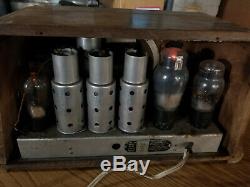 Zenith 705 Wood Tube Radio Original Power Tested