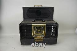 Zenith 8G005 Trans-Oceanic Short Wave Radio Portable Case AS IS Condition