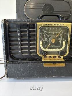 Zenith 8G005 Transoceanic 6 Band AM & Short-Wave Radio -Works